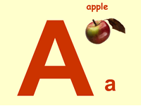 儿童学字母-英语26个字母发音A