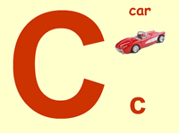 儿童学字母-英语26个字母发音C