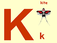儿童学字母-英语26个字母发音K