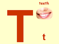 儿童学字母-英语26个字母发音T